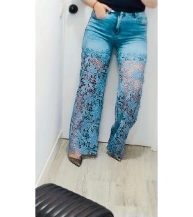 Vaqueros encaje