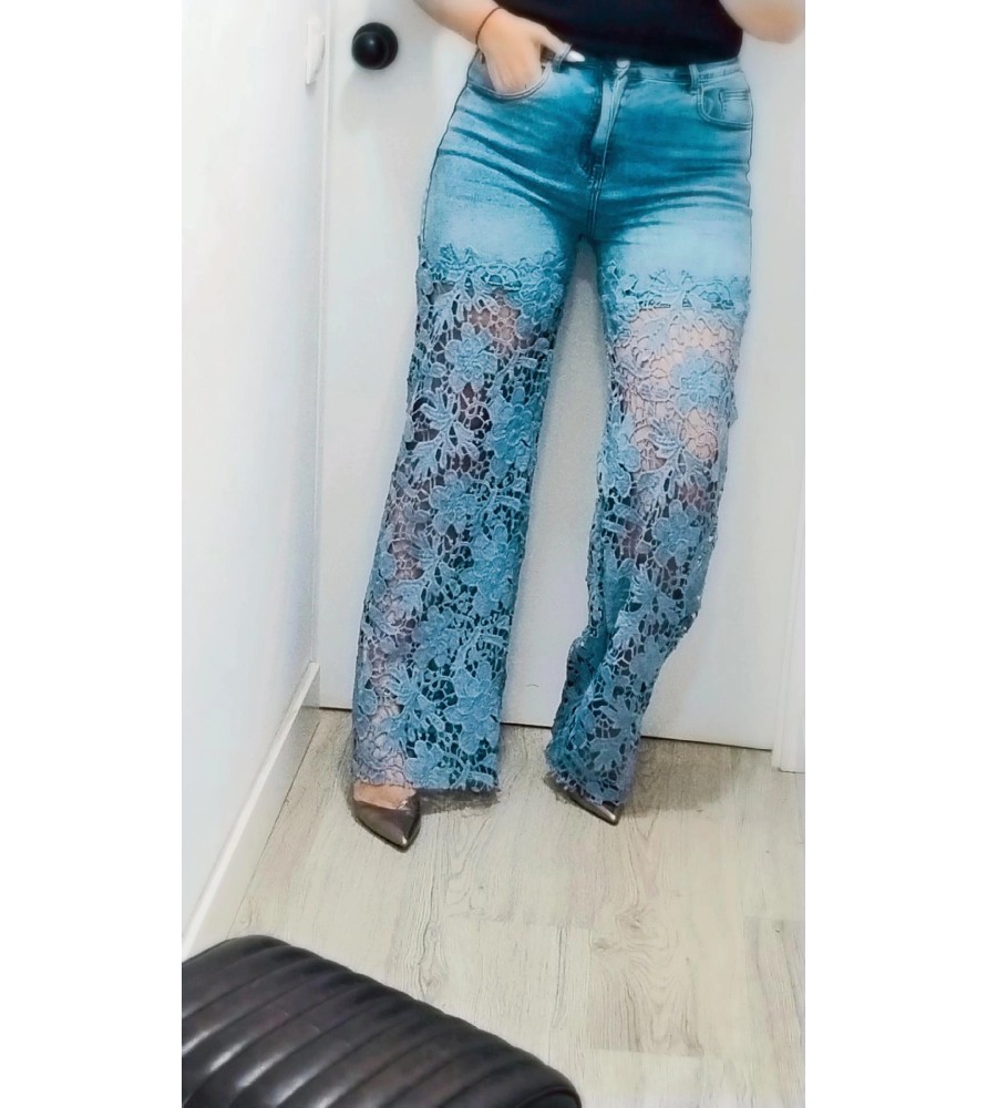 Vaqueros encaje