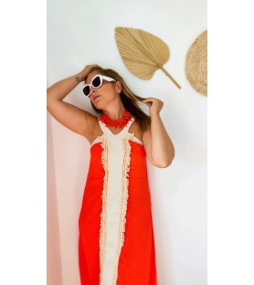 Vestido Flecos