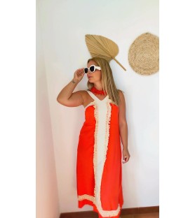 Vestido Flecos