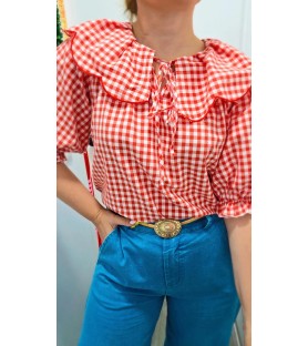 Camisa Vichy love